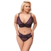 Bra Set purple 3XL