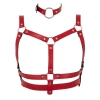 Bad Kitty Harness Set red