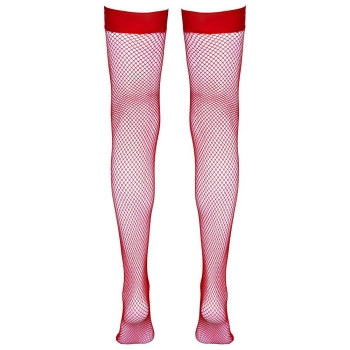 Hold-up Stockings red L