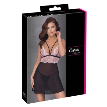 Babydoll black/pink S