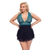 Babydoll petrol XL