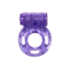 Cockring with vibration Rings Axle-pin purple