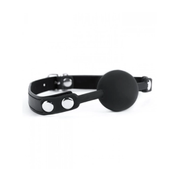 Black Silicone Ball Gag