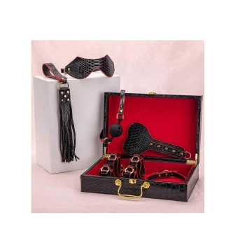 Suitcase bondage set black