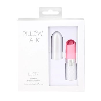 Pillow Talk - Lusty Luxurious Flickering Massager Pink