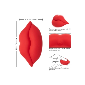 Muah Mini Vibrator Red