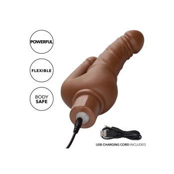 Rechargeable Stud Over Under Brown skin tone