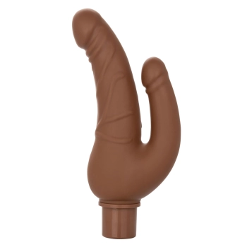 Rechargeable Stud Over Under Brown skin tone