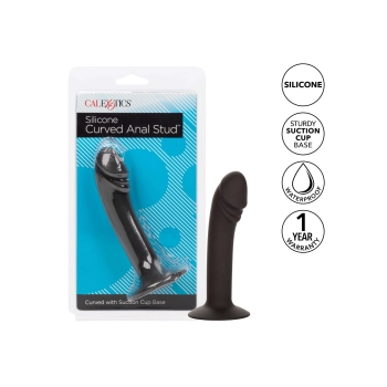 Curved Anal Stud Black