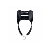 DNGEON Top Cockring Harness Black