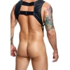 DNGEON Top Cockring Harness Black