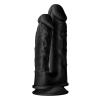 REAL LOVE DUAL DENSITY DOUBLE PENETRATOR BLACK