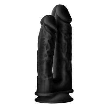 REAL LOVE DUAL DENSITY DOUBLE PENETRATOR BLACK