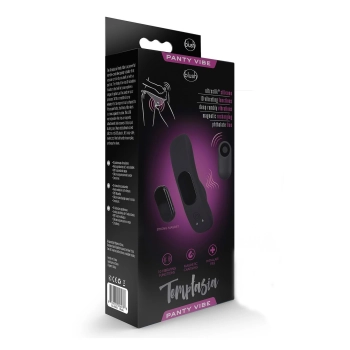 TEMPTASIA REMOTE CONTROL PANTY VIBE BLACK