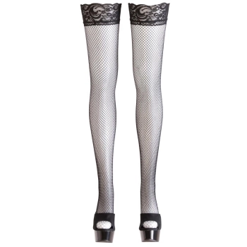 Net Hold-up Stockings black L