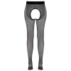 Rajstopy Cottelli LEGWEAR z otwartym kroczem i czerwonym szwem 20 den