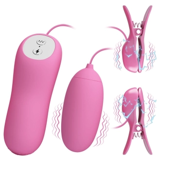 PRETTY LOVE - ELECTRIC SHOCK & VIBRO-BULLETS, 7 vibration functions 3 electric shock functions