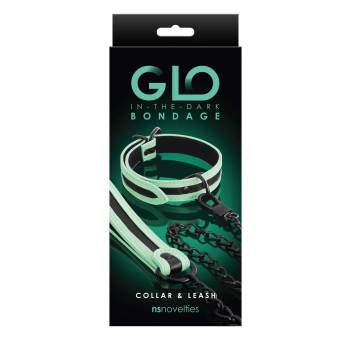 Glo Collar And Leash Glow in the dark