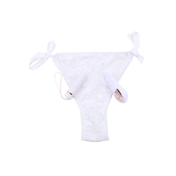 Remote Control Pleasure Panty White