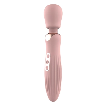 Duży wibrator wand Glam silikonowy USB 24 cm