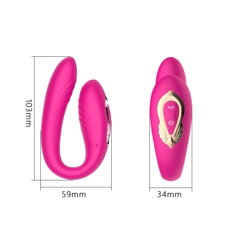 Rotating wearable dual vibrator