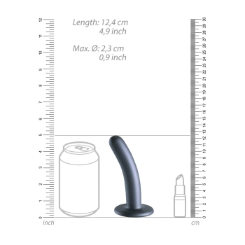 Smooth Silicone G-Spot Dildo - 5 / 12 cm