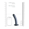 Smooth Silicone G-Spot Dildo - 6 / 14,5 cm