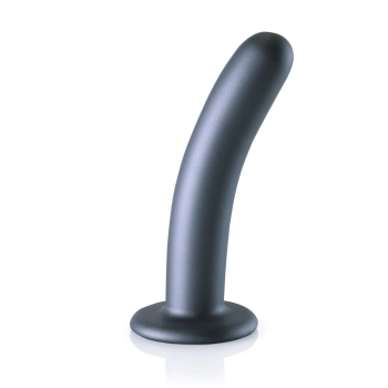 Smooth Silicone G-Spot Dildo - 6 / 14,5 cm