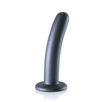 Smooth Silicone G-Spot Dildo - 6 / 14,5 cm