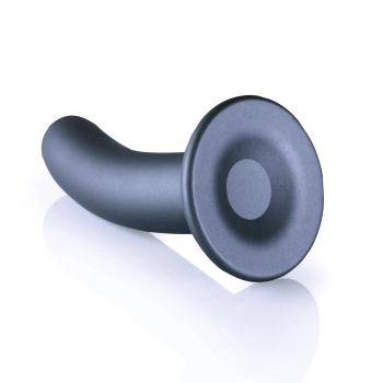 Smooth Silicone G-Spot Dildo - 6 / 14,5 cm