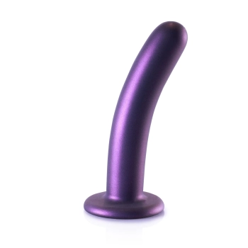 Smooth Silicone G-Spot Dildo - 6 / 14,5 cm