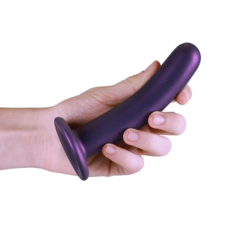 Smooth Silicone G-Spot Dildo - 6 / 14,5 cm