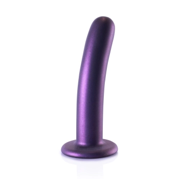 Smooth Silicone G-Spot Dildo - 6 / 14,5 cm