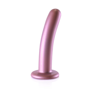 Smooth Silicone G-Spot Dildo - 6 / 14,5 cm