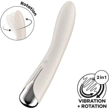 Wibrator obrotowy Satisfyer Spinning Vibe 1 beżowy USB
