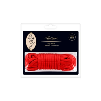 SM BONDAGE ROPE RED 10M (Size: T2)