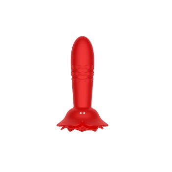 Rose thrusting anal plug