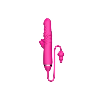 Tongue licking Triple Stimulation Thrusting Vibrator