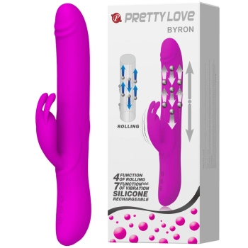 Wibrator króliczek Pretty Love Byron obracający się USB wodoodporny