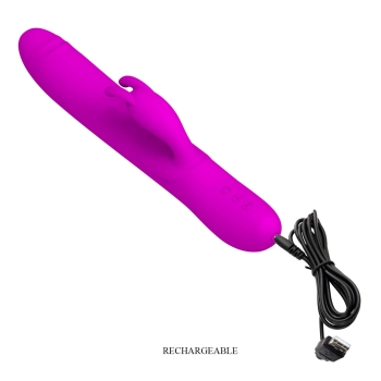 Wibrator króliczek Pretty Love Byron obracający się USB wodoodporny