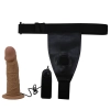 PRETTY LOVE - HARNESS BRIEFS- Draven Strap-On 6,8 Dildo vibration