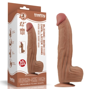 12 King Sized Sliding Skin Dual Layer Dong Brown