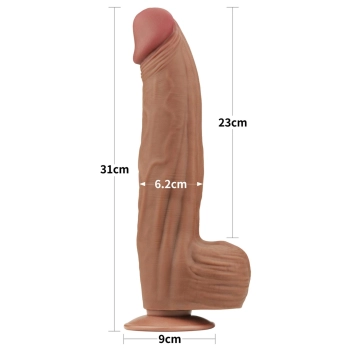 12 King Sized Sliding Skin Dual Layer Dong Brown