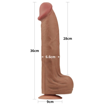 14 King Sized Sliding Skin Dual Layer Dong Brown