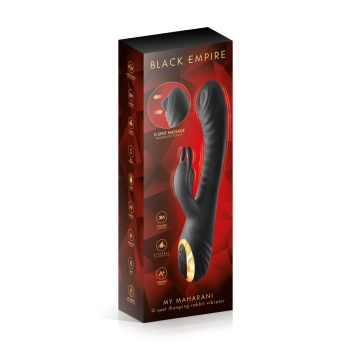 RABBIT MY MAHARANI BLACK EMPIRE VIBRATOR