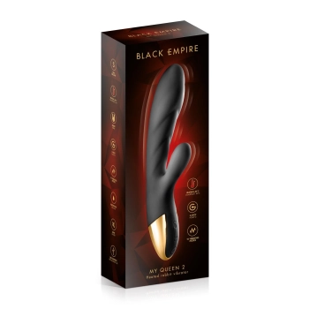 RABBIT HEAT MY QUEEN 2 BLACK EMP VIBRATOR