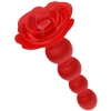 Rose rotating anal beads