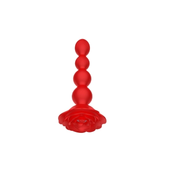 Rose rotating anal beads