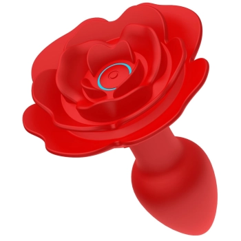 Rose rotating anal plug