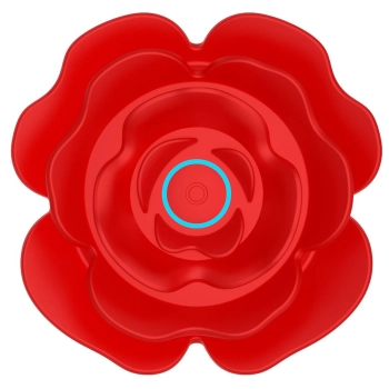 Rose rotating anal plug